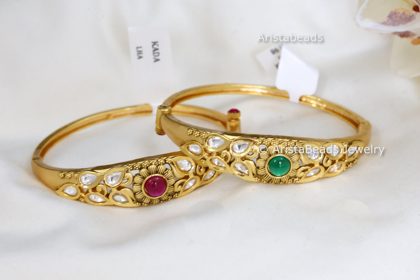 Dainty Foil Kundan Bracelet