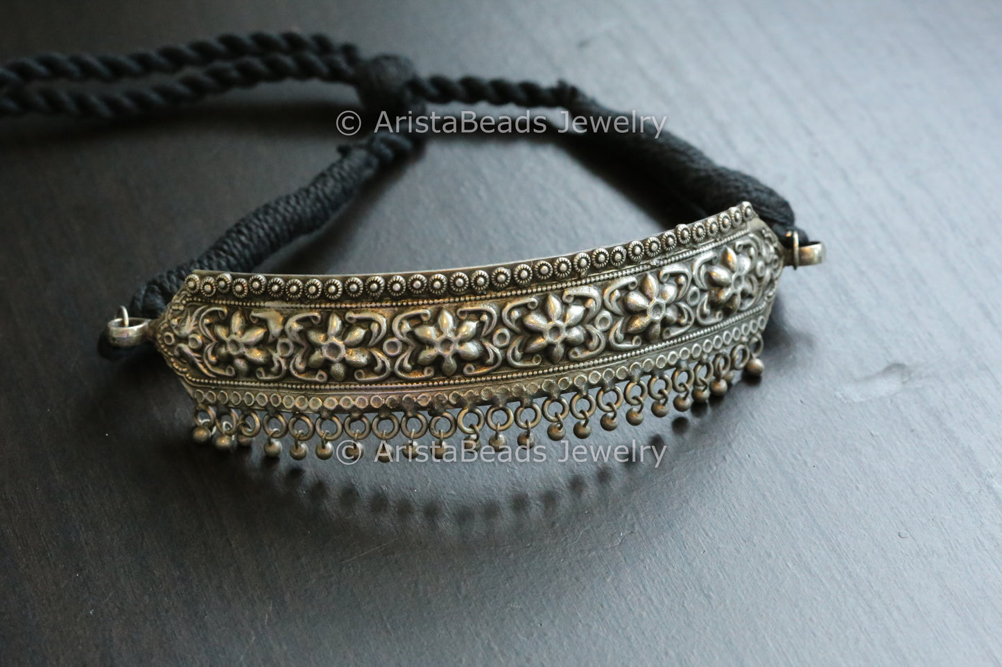 Jaipuri Silver Replica Choker