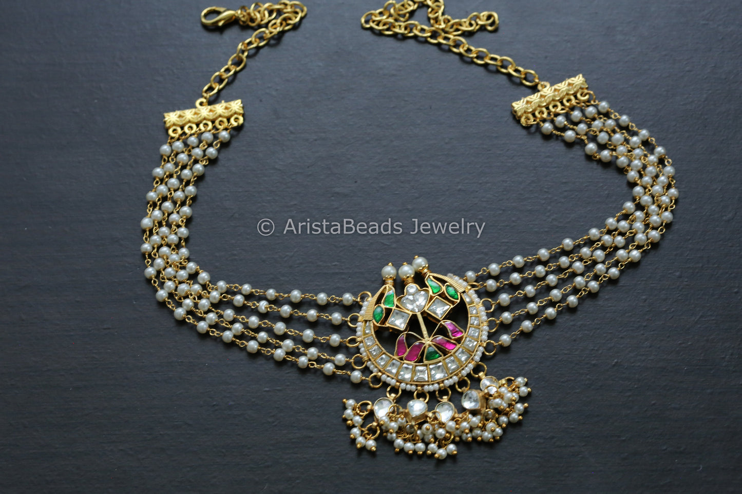 Deepika Jadau Kundan Choker Necklace