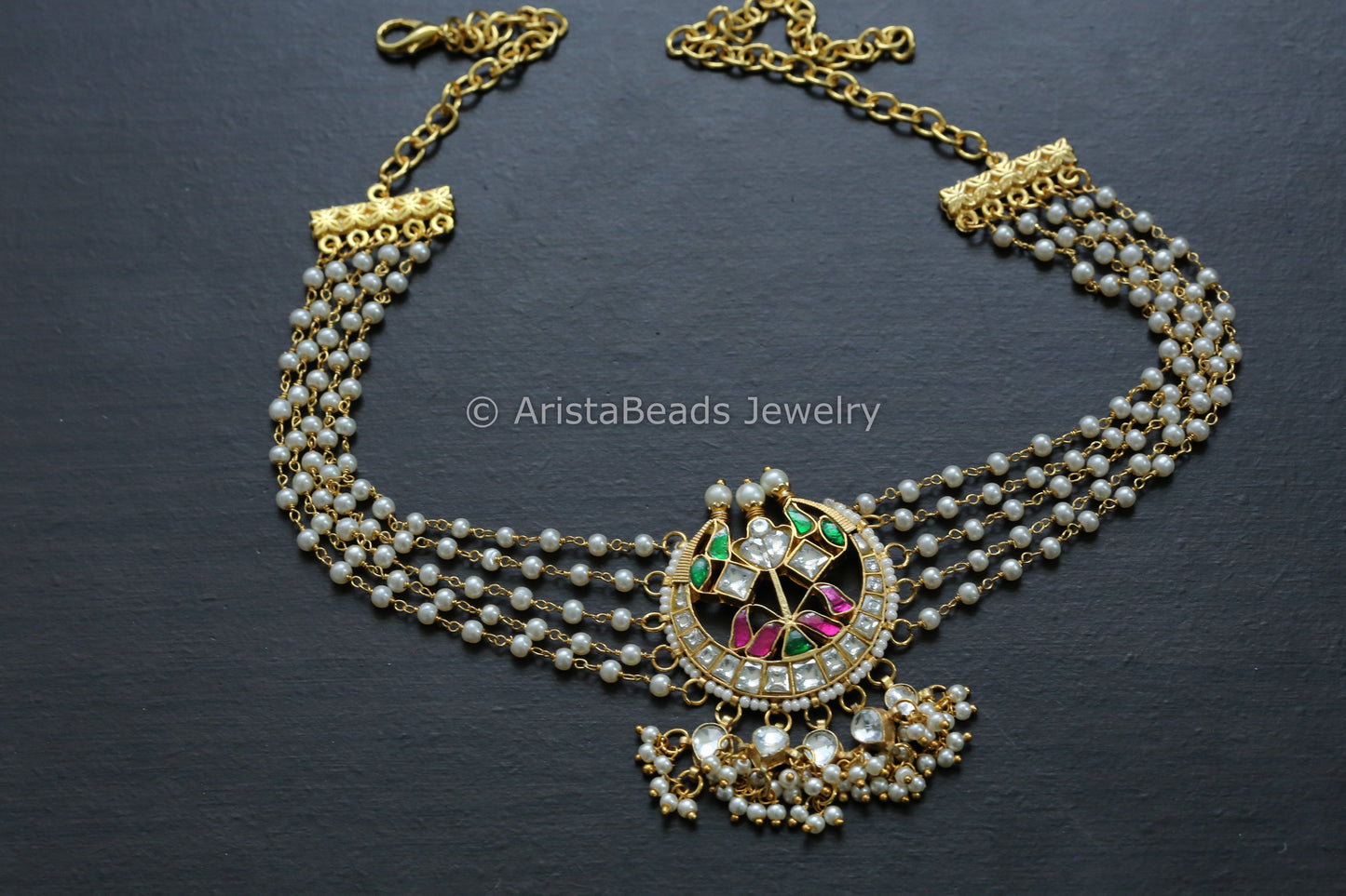 Deepika Jadau Kundan Choker Necklace