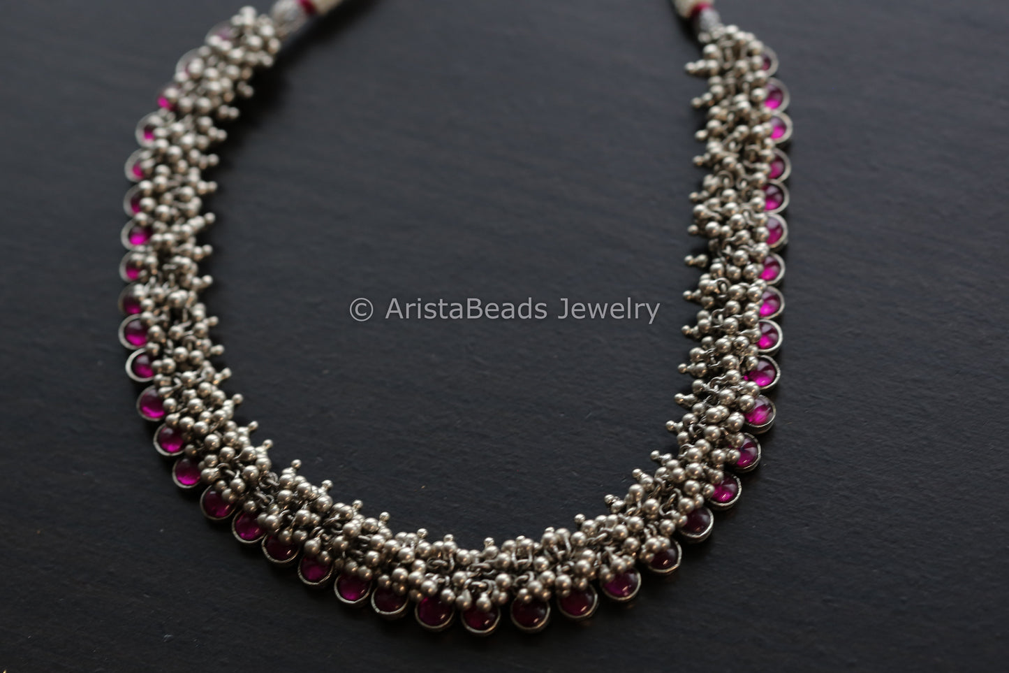 Sterling Silver Kemp Stone Necklace