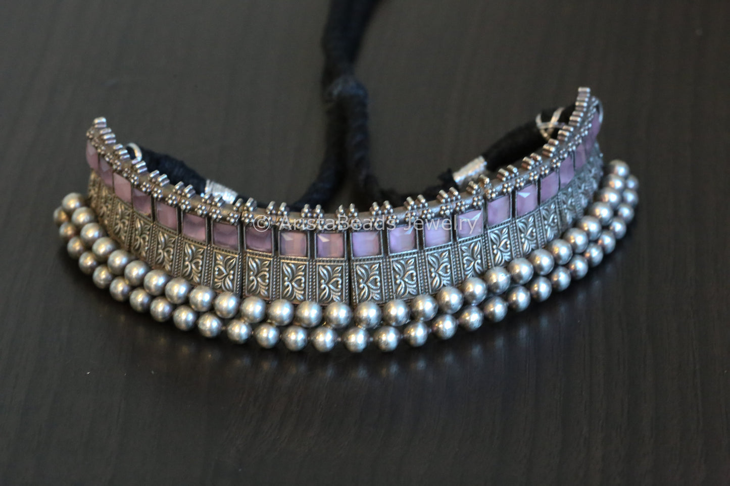 Pink Tussi Necklace