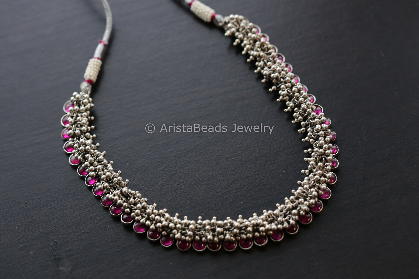 Sterling Silver Kemp Stone Necklace