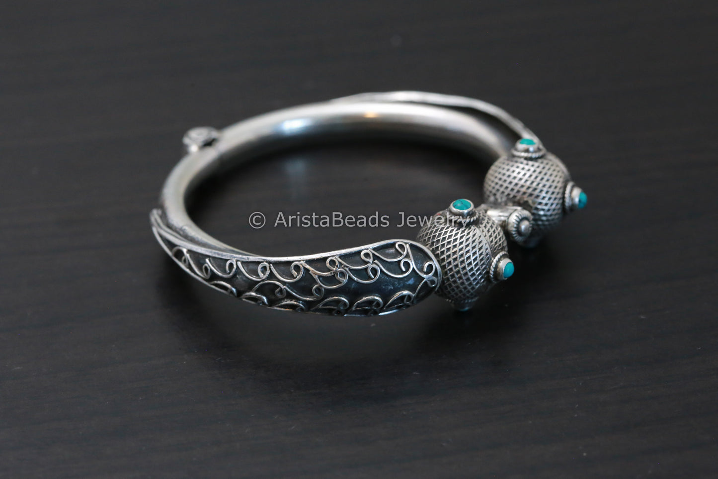 925 Sterling Silver Turquoise Bangle