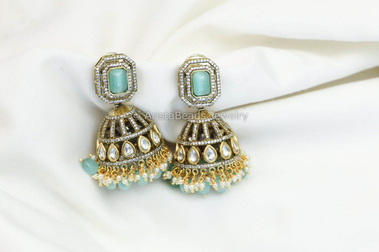 Jhumka - Mint