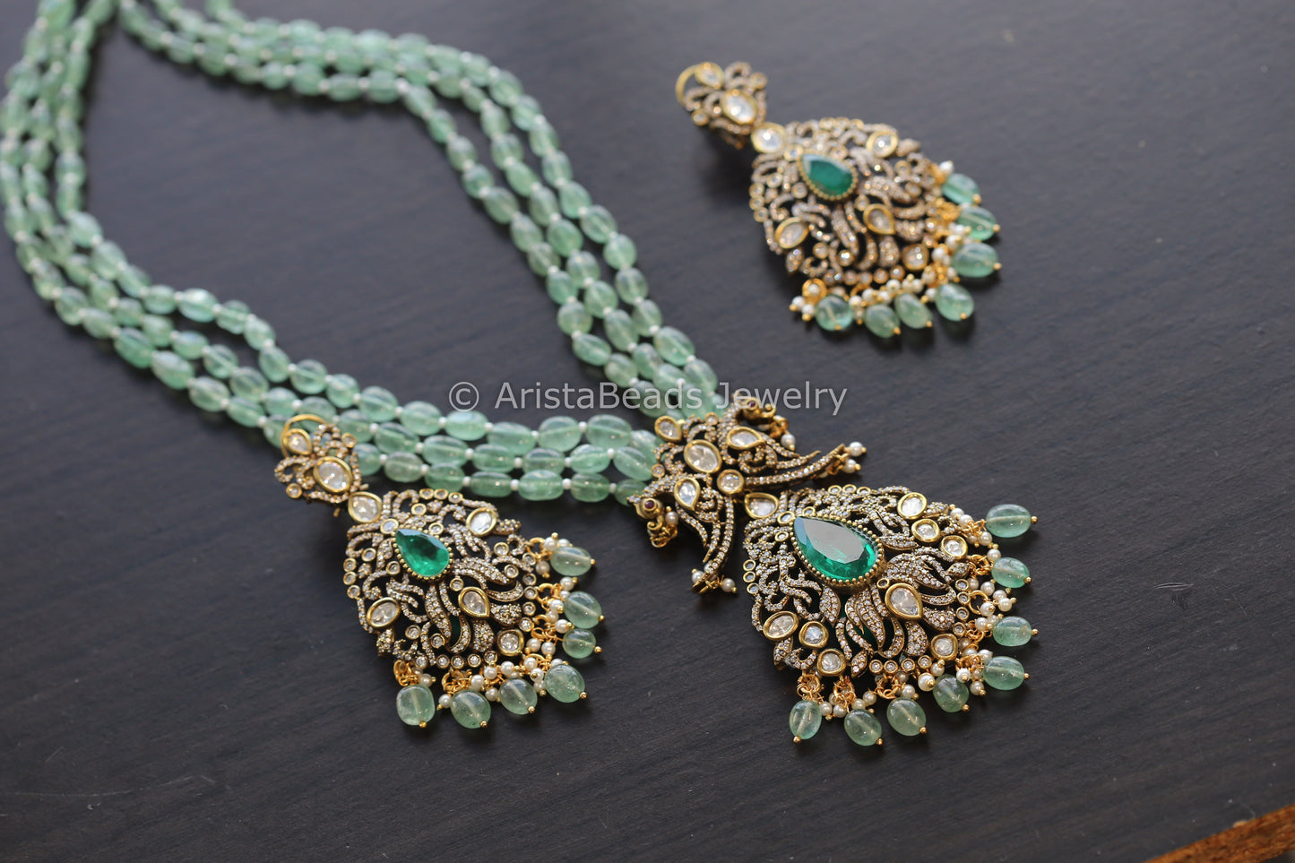 Victorian CZ, Moissanite Polki & Doublet Set