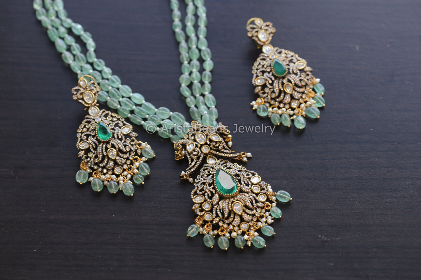 Victorian CZ, Moissanite Polki & Doublet Set