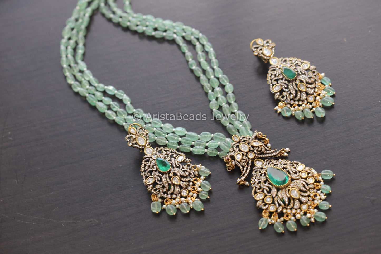 Victorian CZ, Moissanite Polki & Doublet Set