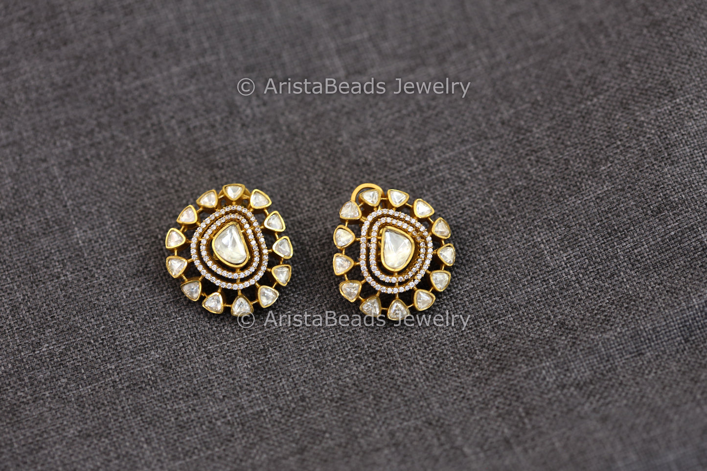 Real Moissanite Studs