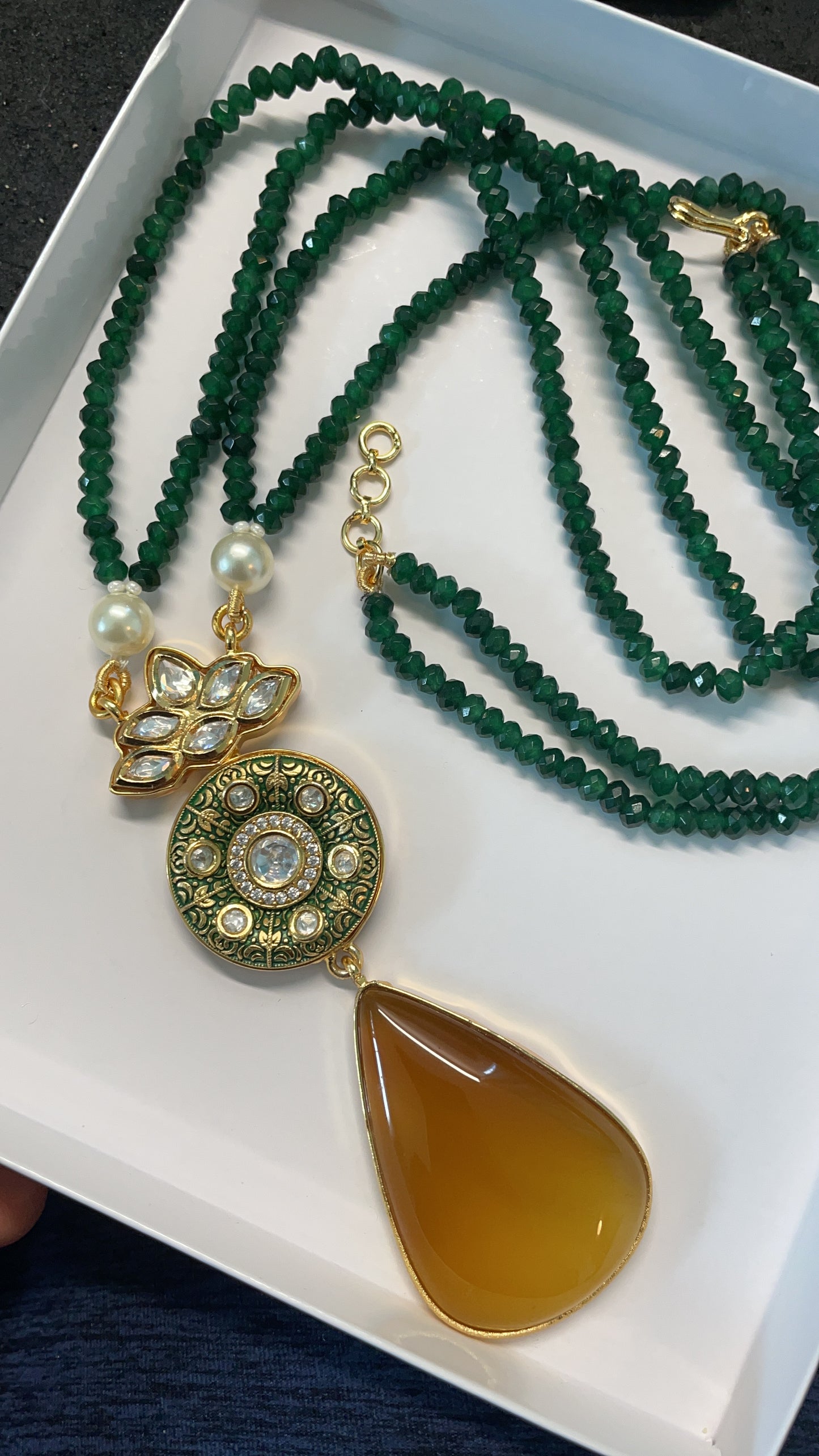 Contemporary Kundan Mala Necklace