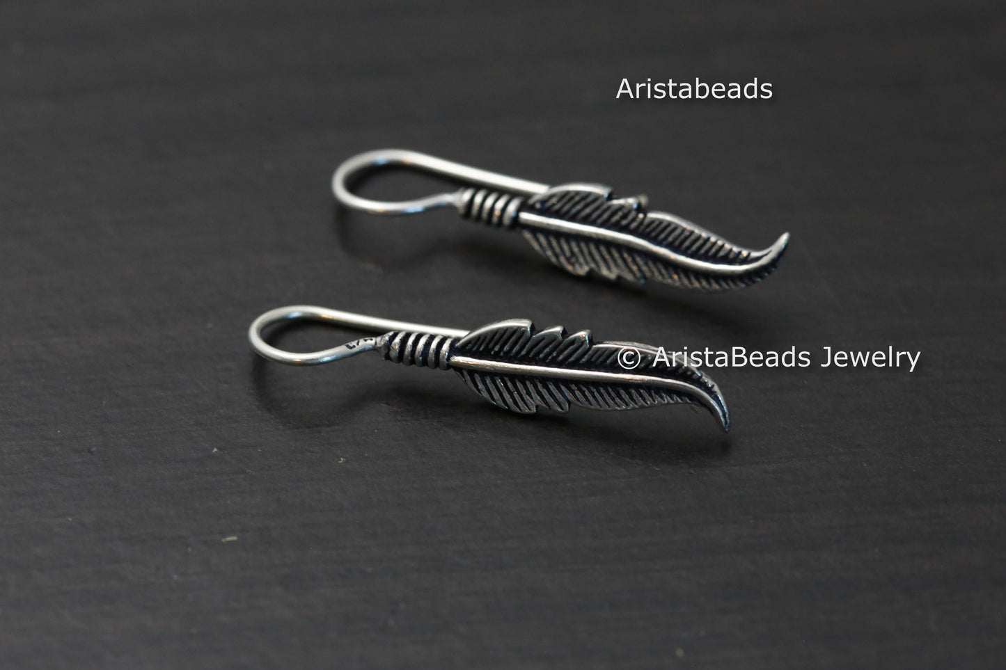 Dainty Sterling Silver Leaf Earrings