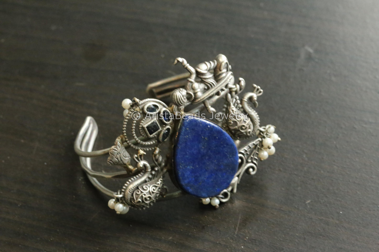 Handmade Designer Cuff - Blue