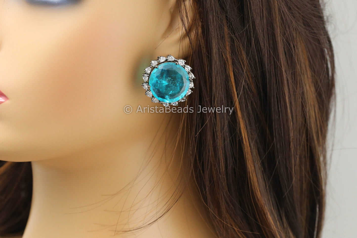 Victorian CZ & Doublet Studs