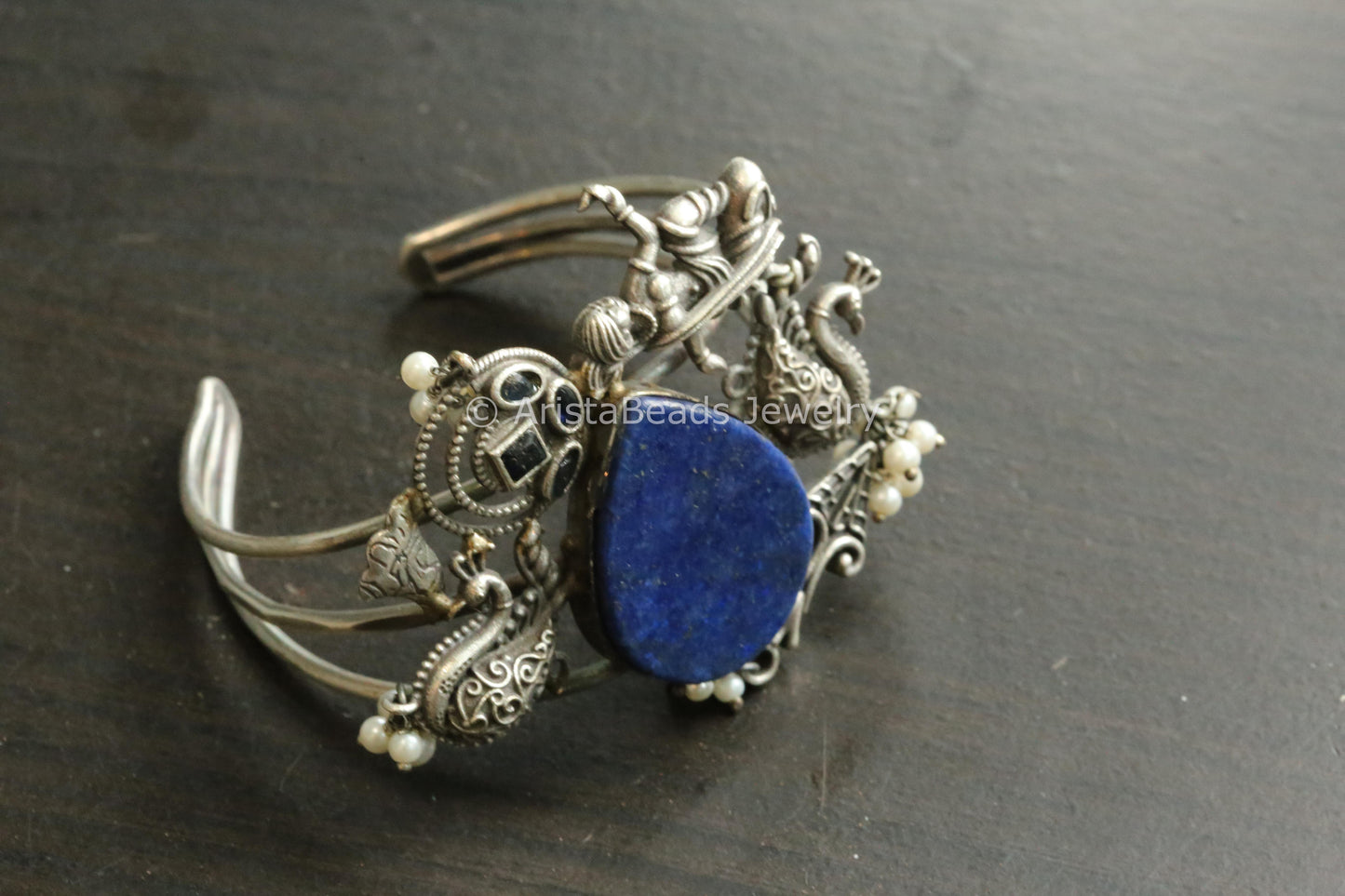 Handmade Designer Cuff - Blue