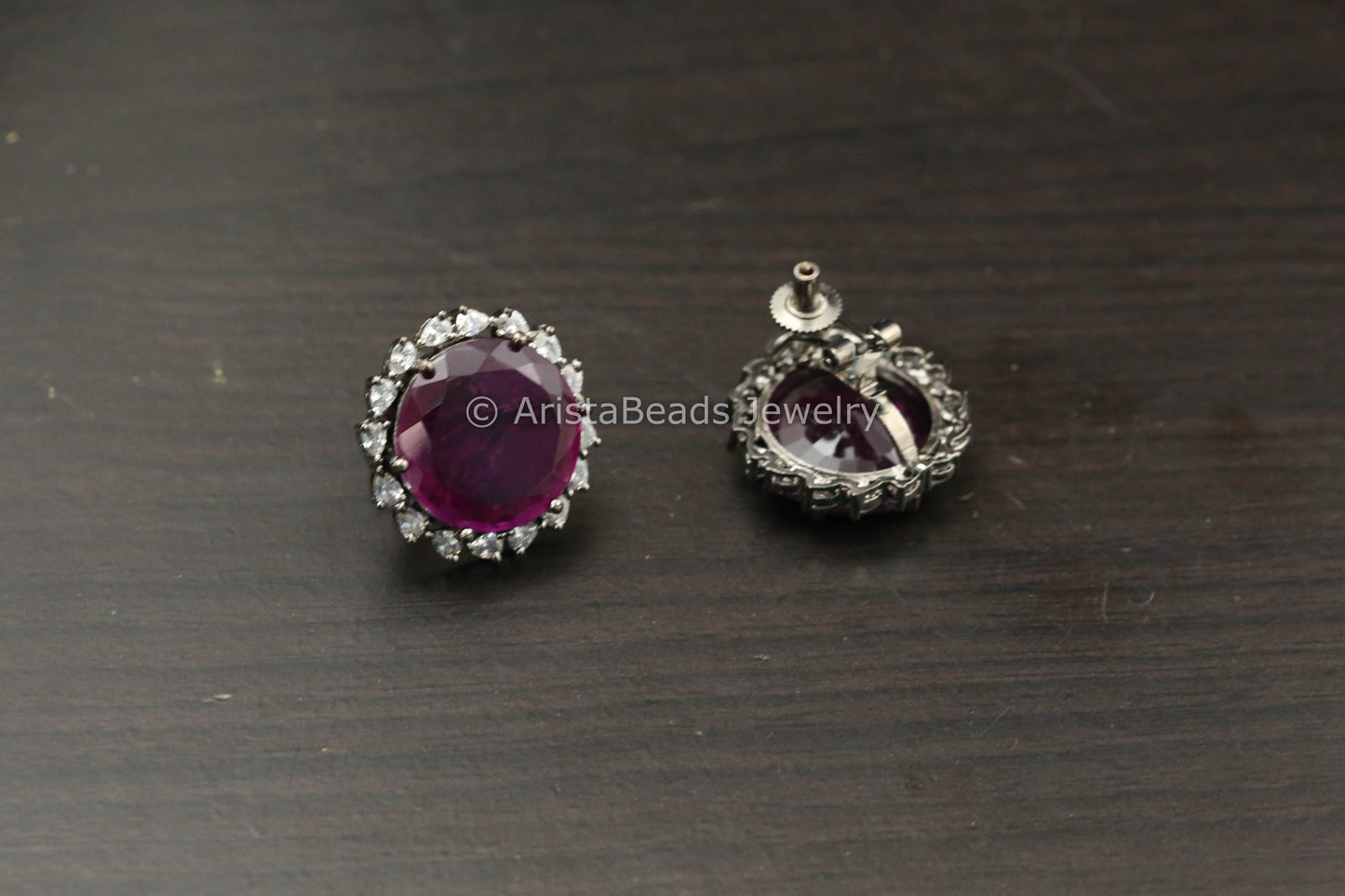 Victorian CZ & Doublet Studs