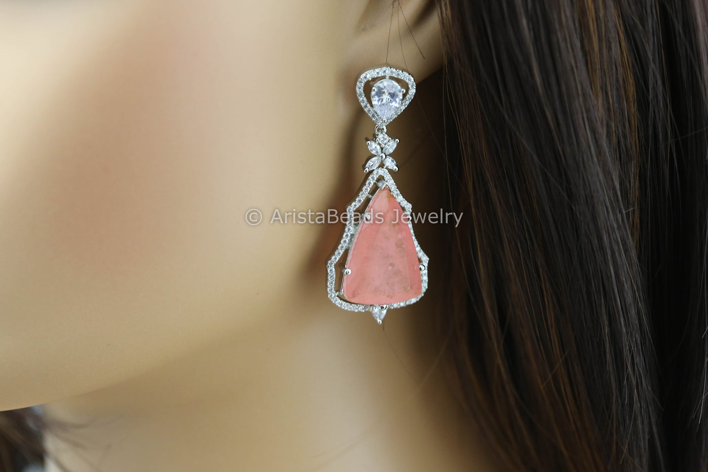 Doublet & CZ Earrings