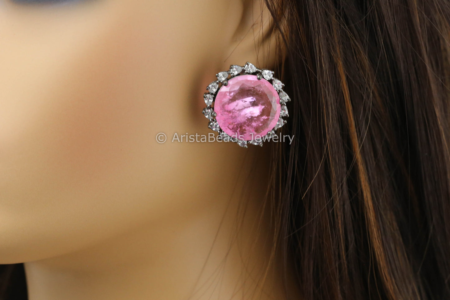 Victorian CZ & Doublet Studs