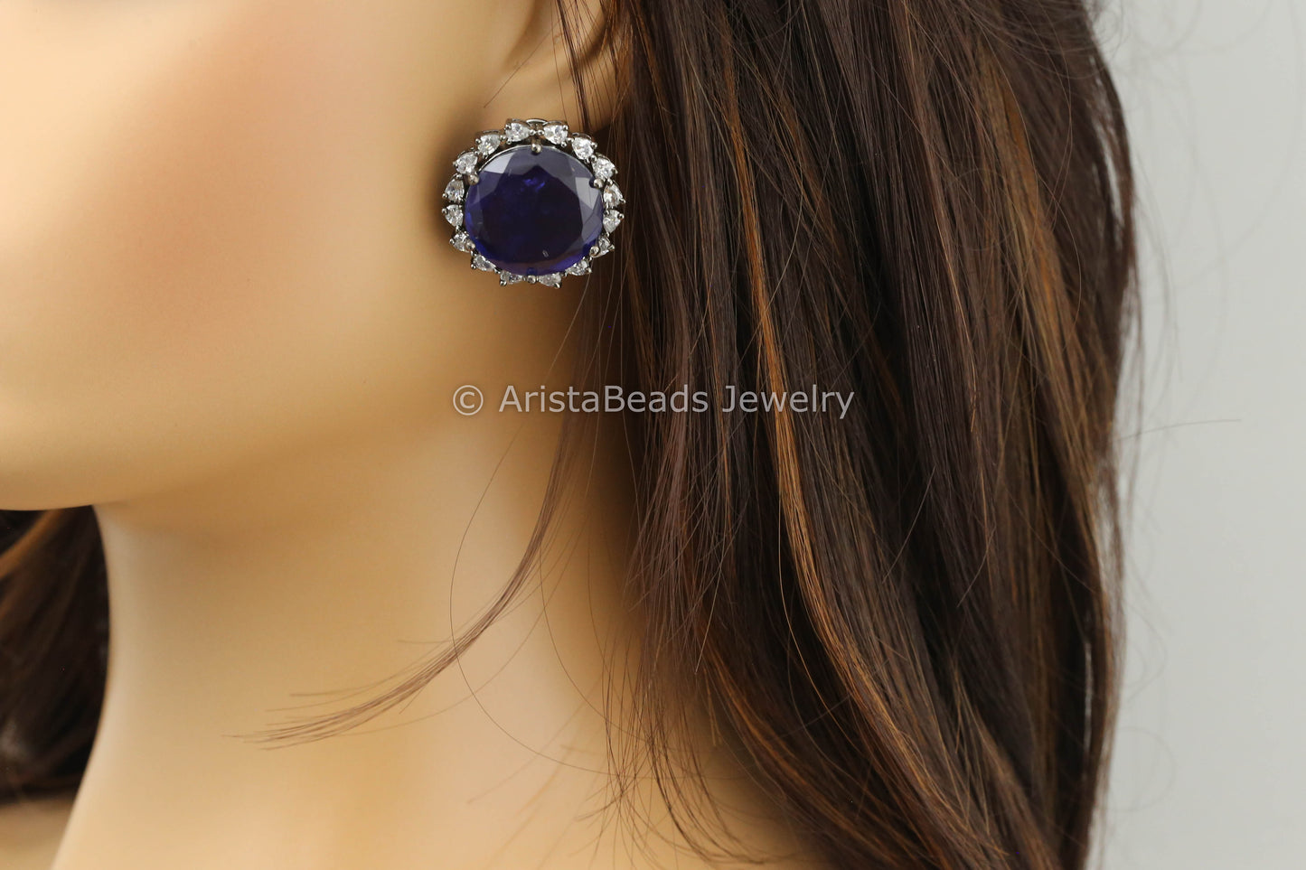 Victorian CZ & Doublet Studs