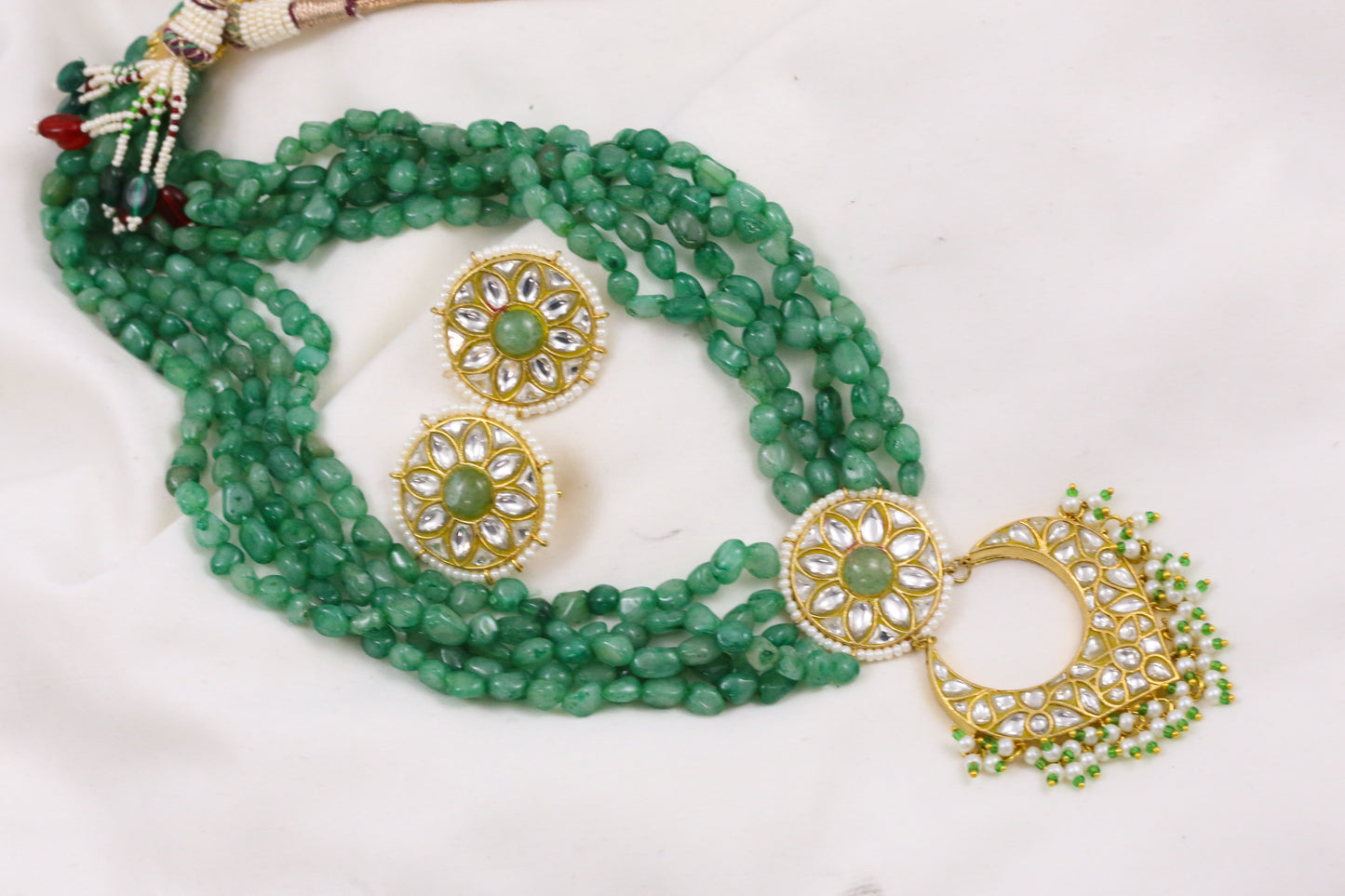 One Of A Kind Jadau Kundan Necklace Set
