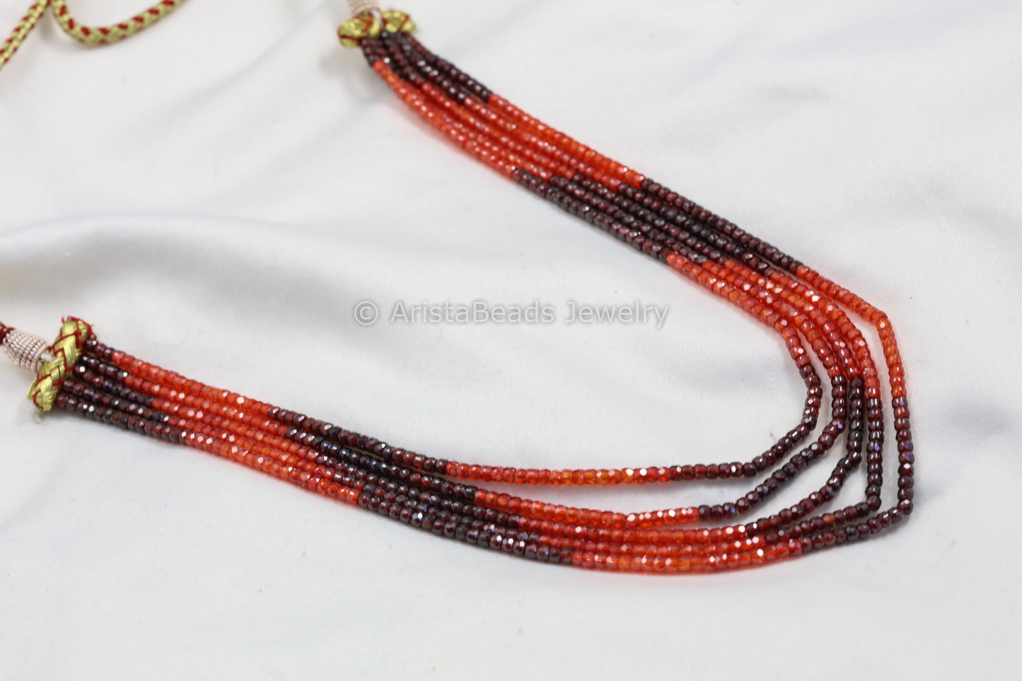 5 Strand Hydro Bead Necklace - Color 1