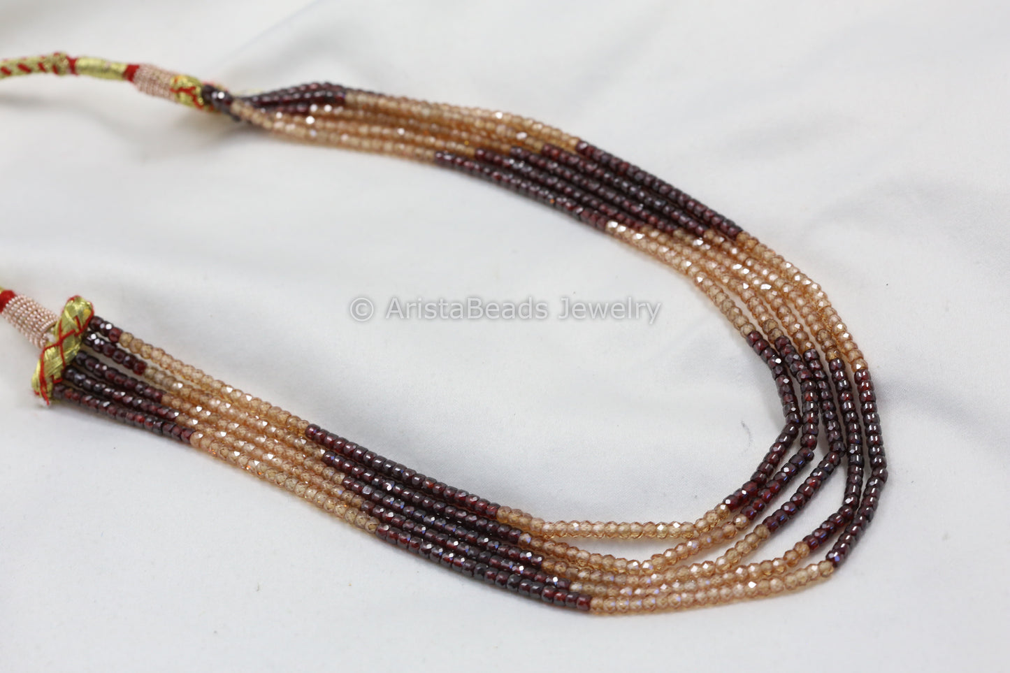 5 Strand Hydro Bead Necklace - Color 4