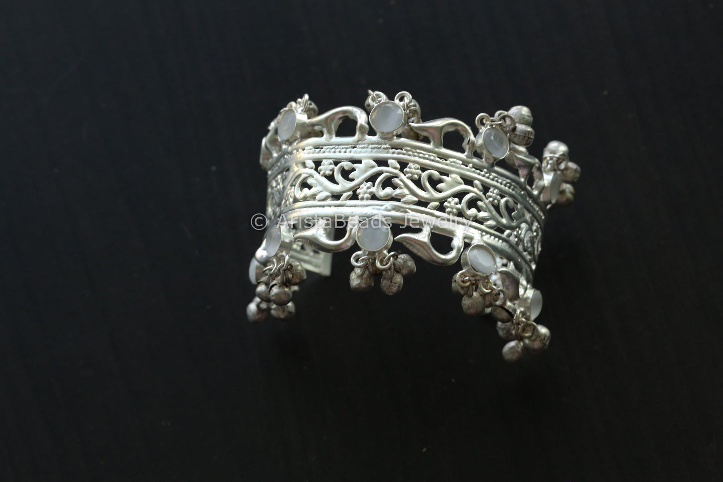 Silver Look Cuff -Gray