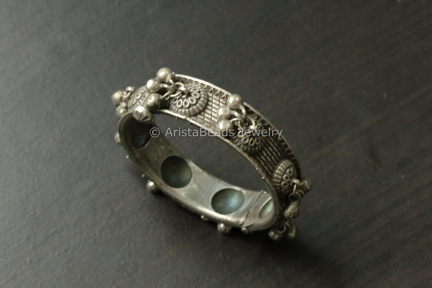 Silver Look Ghungroo Bangle
