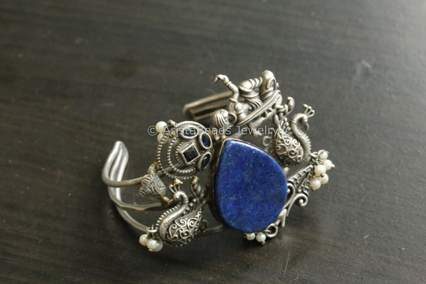 Handmade Designer Cuff - Blue