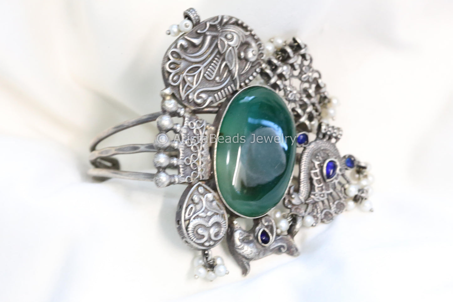 Handmade Designer Cuff - Green