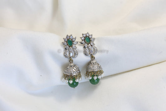 Victorian CZ Jhumka