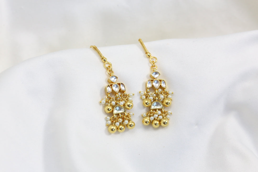 Dainty Clear Hook Earrings