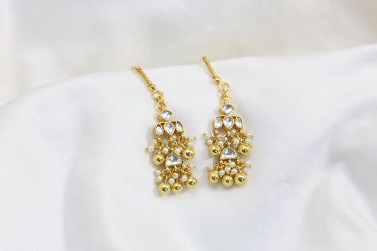 Dainty Clear Hook Earrings