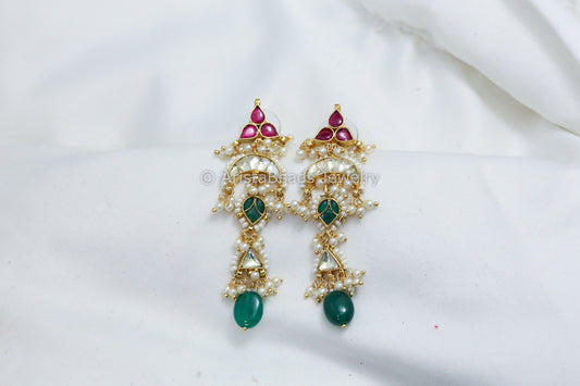 Fine Pachi Kundan Earrings