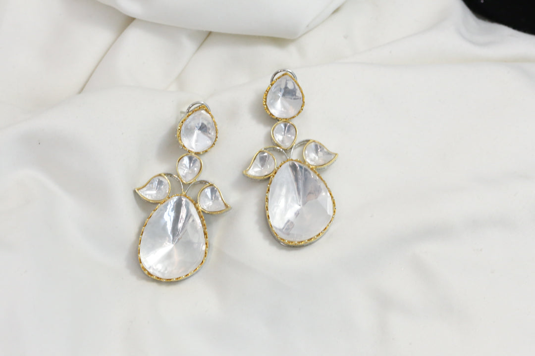One Of A Kind Big Polki Earrings