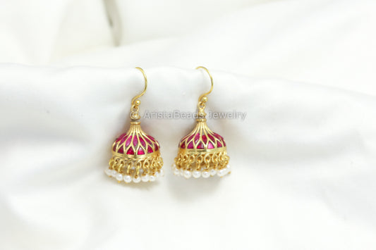 Jadau Hook Jhumka