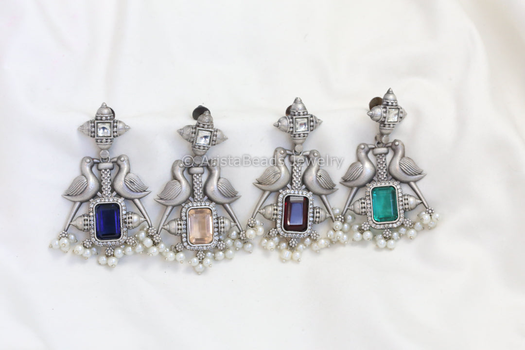 Silver Replica Earrings (Colors Available)