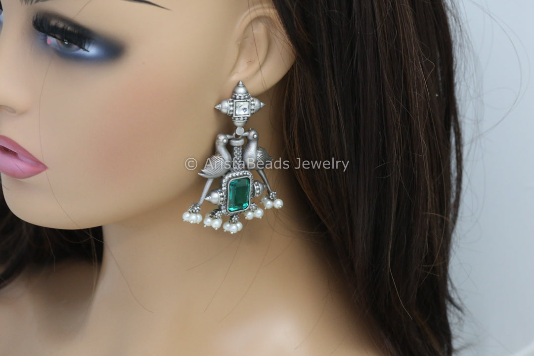 Silver Replica Earrings (Colors Available)