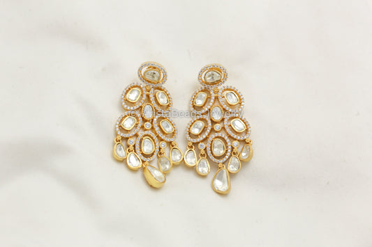 Amara Real Moissanite Earrings - Clear