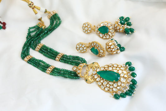 Premium Real Moissanite Necklace Set  - Style 1