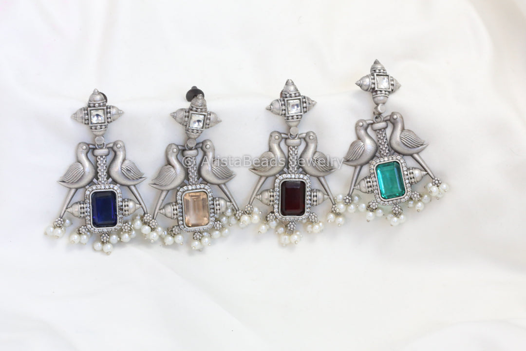 Silver Replica Earrings (Colors Available)