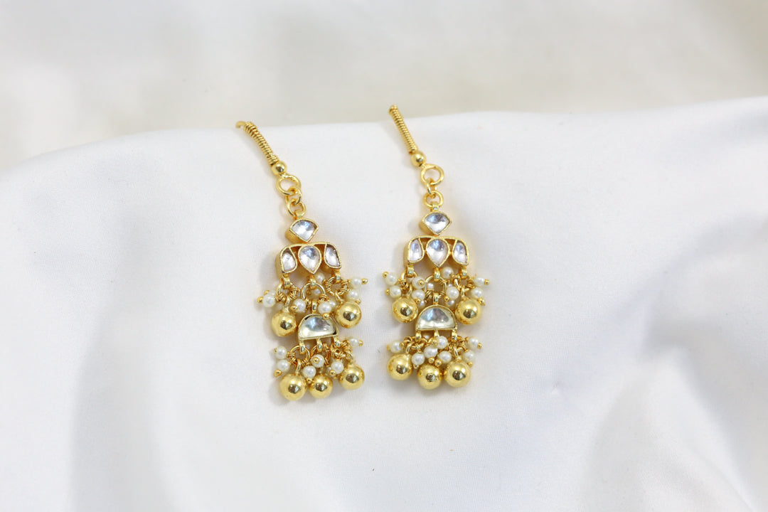Dainty Clear Hook Earrings