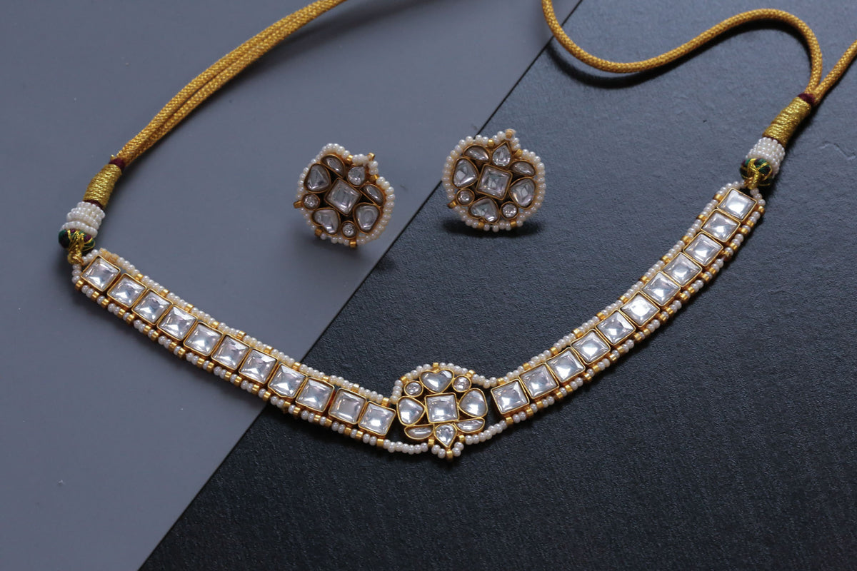 Anupma Jadau Kundan Choker Set