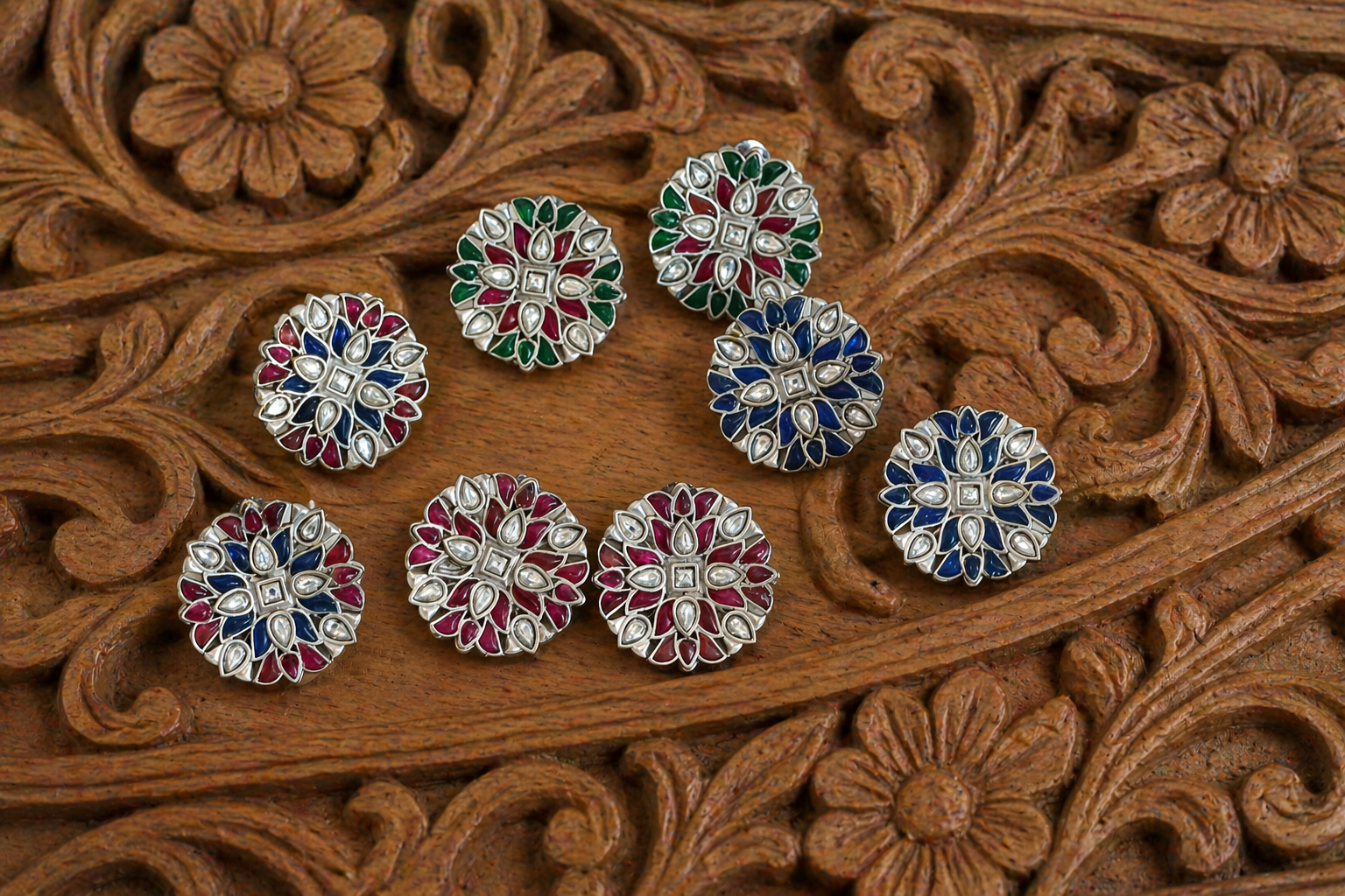 Simran Kundan Studs