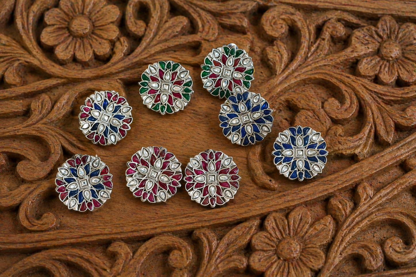 Simran Kundan Studs