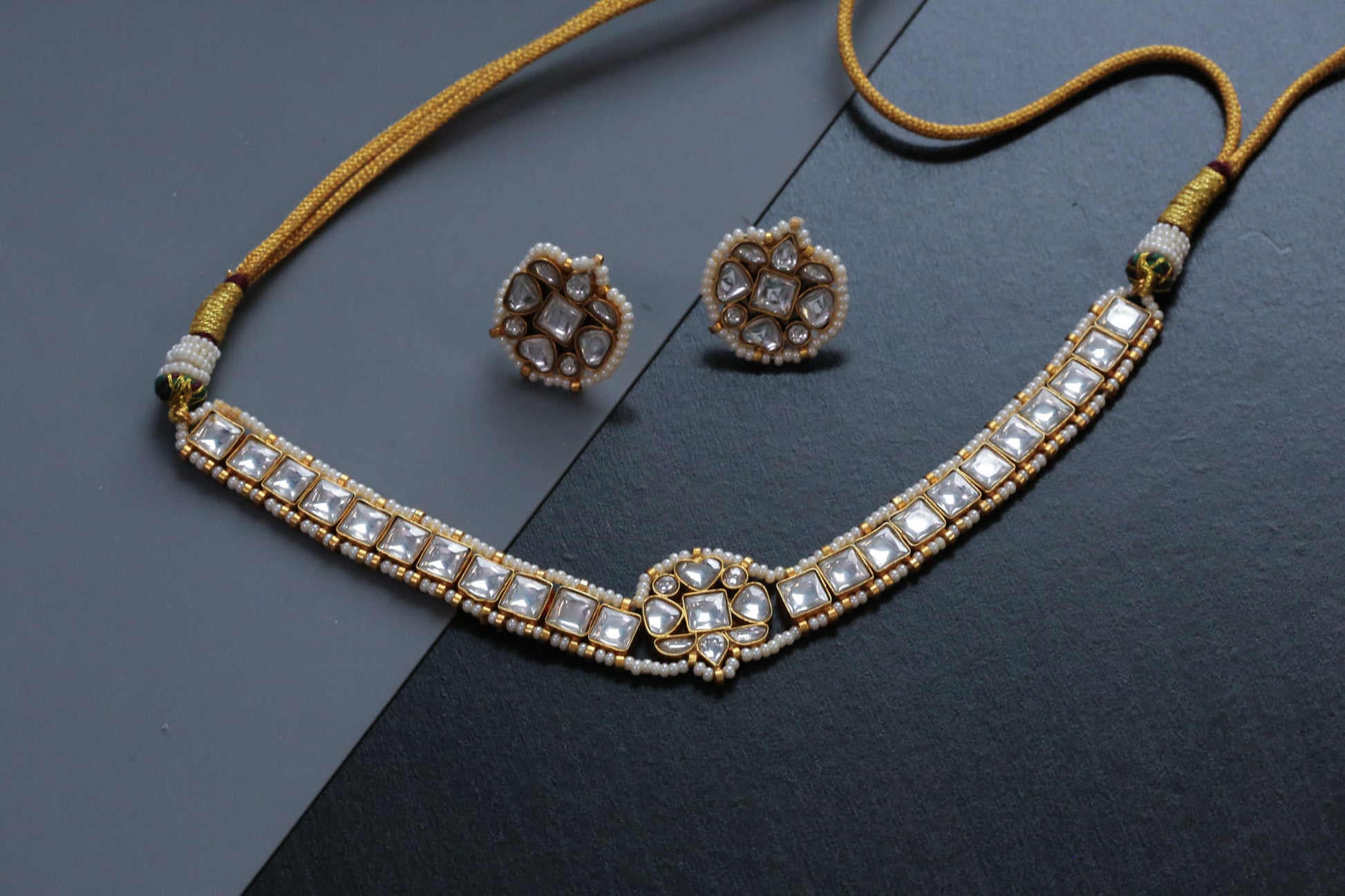 Anupma Jadau Kundan Choker Set