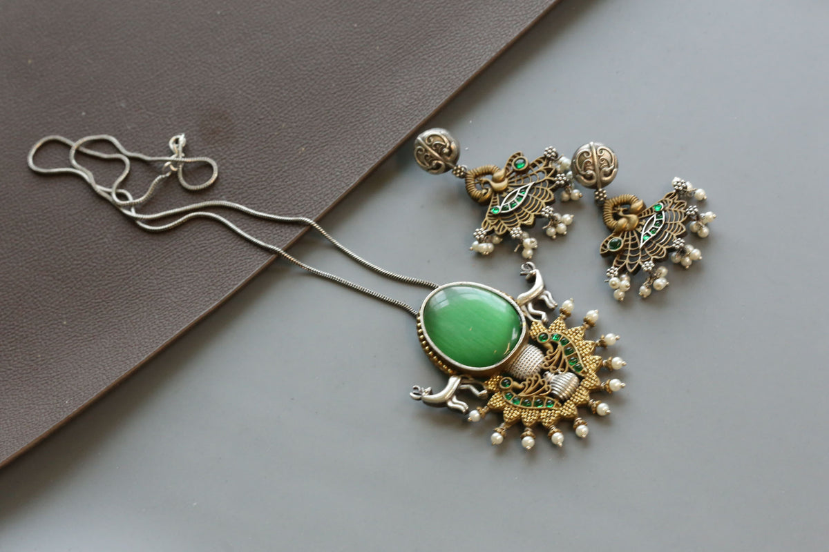 Dua Dual Tone Doublet Set- Green