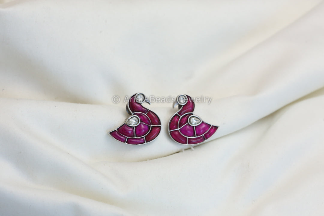 Cute Ruby Studs
