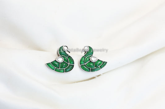 Cute Green Studs
