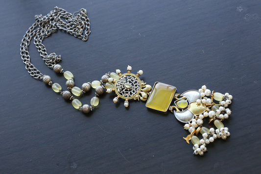 Dainty Chain Necklace - Yellow