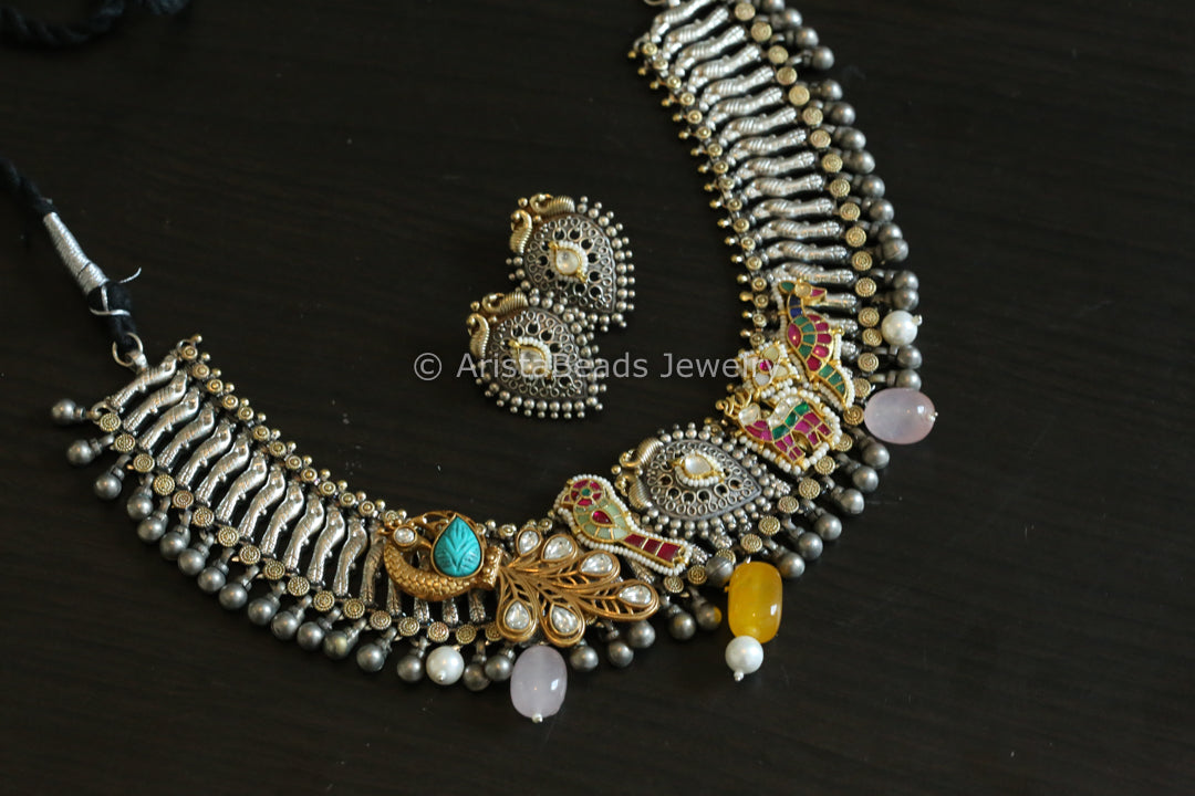 Kundan Fusion Necklace Set